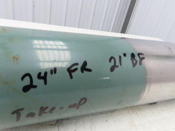 Hytrol 4"x 20.25" Take-Up/Tail Pulley for 24" Conveyor 21"BF 1" Shaft