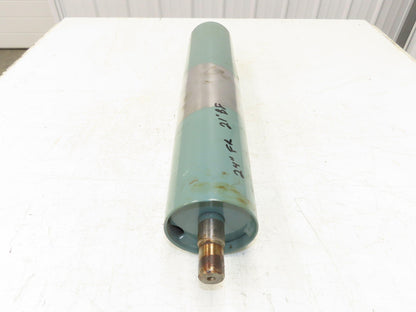 Hytrol 4"x 20.25" Take-Up/Tail Pulley for 24" Conveyor 21"BF 1" Shaft