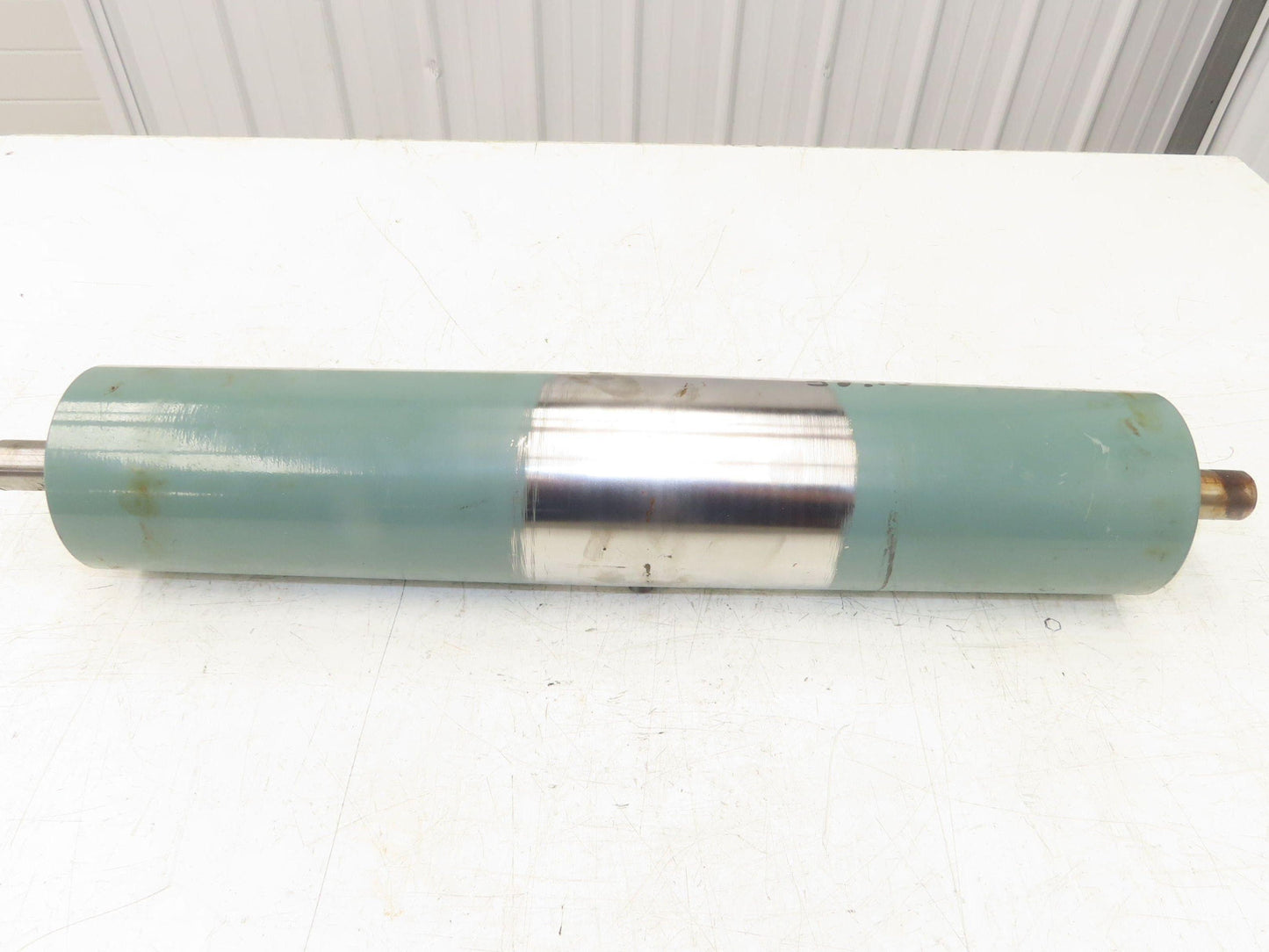 Hytrol 4"x 20.25" Take-Up/Tail Pulley for 24" Conveyor 21"BF 1" Shaft