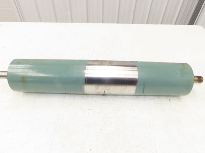 Hytrol 4"x 20.25" Take-Up/Tail Pulley for 24" Conveyor 21"BF 1" Shaft