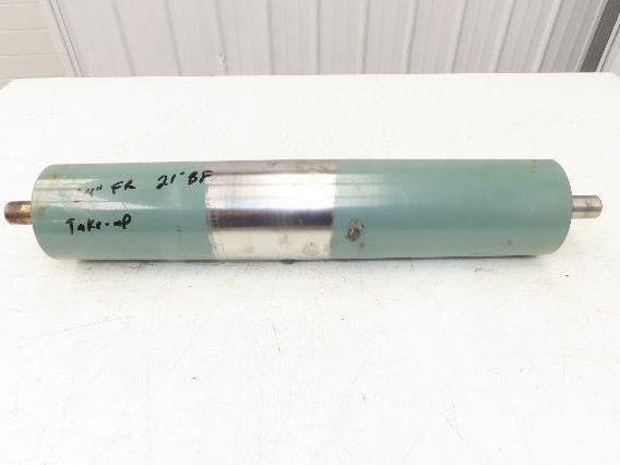 Hytrol 4"x 20.25" Take-Up/Tail Pulley for 24" Conveyor 21"BF 1" Shaft