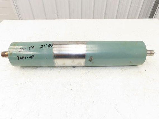 Hytrol 4"x 20.25" Take-Up/Tail Pulley for 24" Conveyor 21"BF 1" Shaft