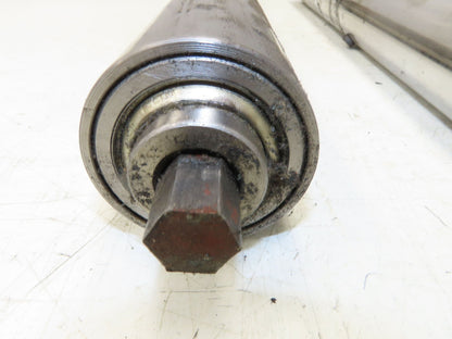Hytrol 2.5" Snub Idler Roller 24" Hytrol Conveyor 21"BF 11/16" Hex Lot of 2