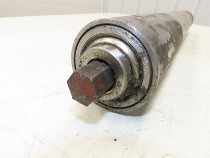 Hytrol 2.5" Snub Idler Roller 24" Hytrol Conveyor 21"BF 11/16" Hex Lot of 2