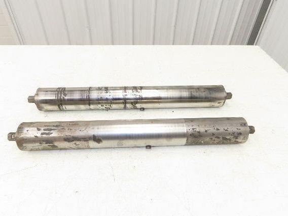 Hytrol 2.5" Snub Idler Roller 24" Hytrol Conveyor 21"BF 11/16" Hex Lot of 2