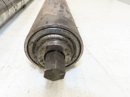 Hytrol 2.5" Snub Idler Roller 24" Hytrol Conveyor 21"BF 11/16" Hex Lot of 2