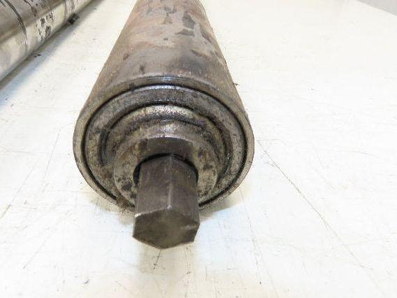 Hytrol 2.5" Snub Idler Roller 24" Hytrol Conveyor 21"BF 11/16" Hex Lot of 2