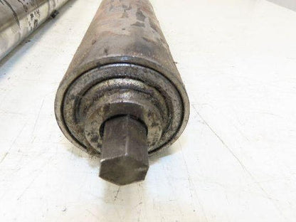 Hytrol 2.5" Snub Idler Roller 24" Hytrol Conveyor 21"BF 11/16" Hex Lot of 2