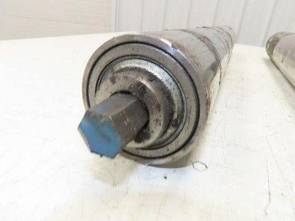 Hytrol 2.5" Snub Idler Roller 24" Hytrol Conveyor 21"BF 11/16" Hex Lot of 2
