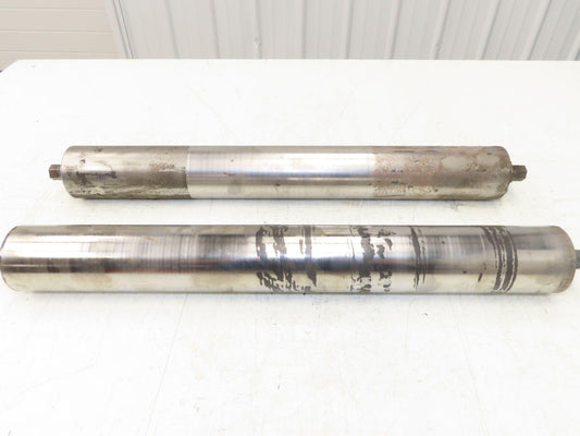 Hytrol 2.5" Snub Idler Roller 24" Hytrol Conveyor 21"BF 11/16" Hex Lot of 2