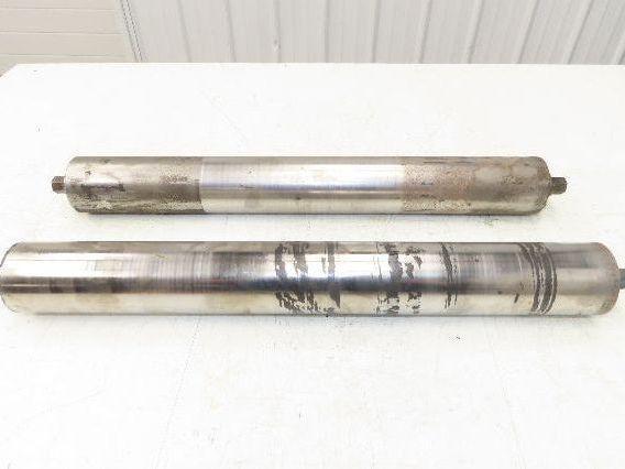 Hytrol 2.5" Snub Idler Roller 24" Hytrol Conveyor 21"BF 11/16" Hex Lot of 2