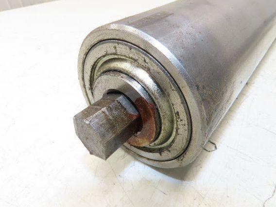 Hytrol 2-5/8" Snub Idler Roller 24" Hytrol Conveyor 21"BF 11/16" Hex Lot of 2