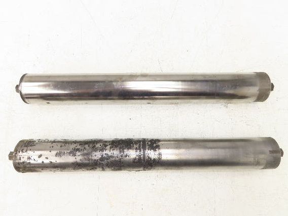 Hytrol 2-5/8" Snub Idler Roller 24" Hytrol Conveyor 21"BF 11/16" Hex Lot of 2