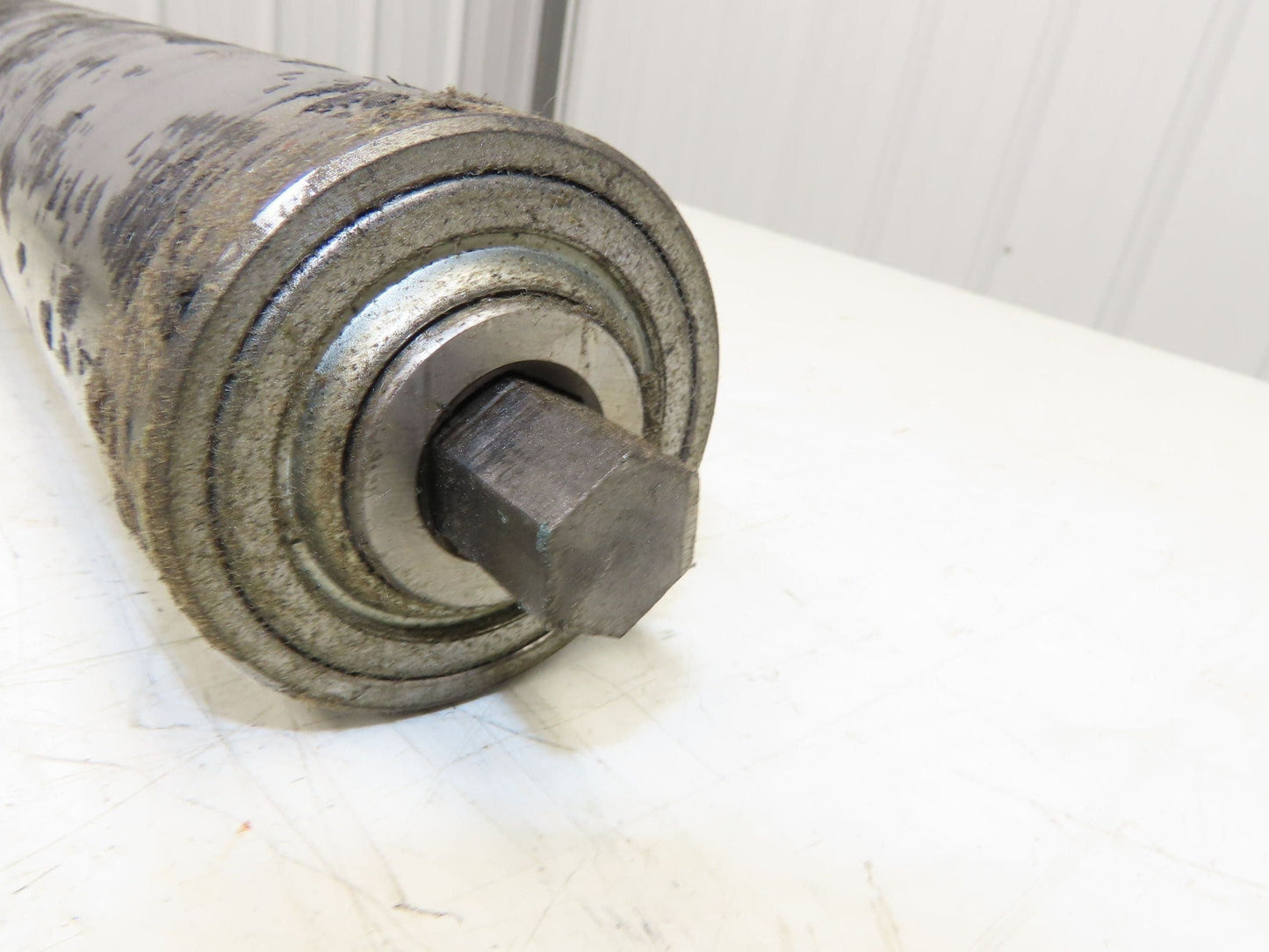 Hytrol 2-5/8" Snub Idler Roller 24" Hytrol Conveyor 21"BF 11/16" Hex Lot of 2