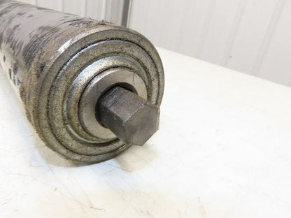 Hytrol 2-5/8" Snub Idler Roller 24" Hytrol Conveyor 21"BF 11/16" Hex Lot of 2