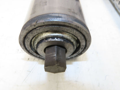 Hytrol 2-5/8" Snub Idler Roller 24" Hytrol Conveyor 21"BF 11/16" Hex Lot of 2