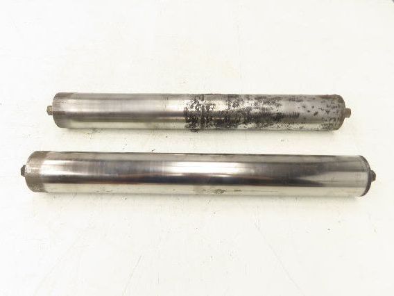 Hytrol 2-5/8" Snub Idler Roller 24" Hytrol Conveyor 21"BF 11/16" Hex Lot of 2