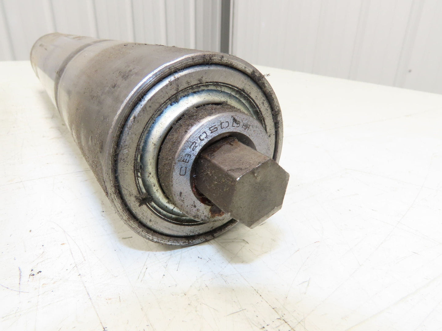 Hytrol 2.5" Snub Idler Roller 18" Hytrol Conveyor 15"BF 11/16" Hex Lot of 2