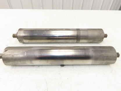 Hytrol 2.5" Snub Idler Roller 18" Hytrol Conveyor 15"BF 11/16" Hex Lot of 2