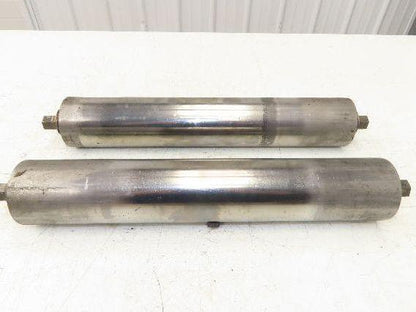 Hytrol 2.5" Snub Idler Roller 18" Hytrol Conveyor 15"BF 11/16" Hex Lot of 2