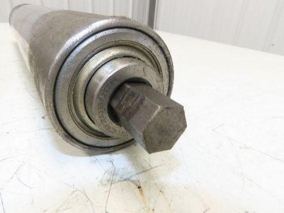Hytrol 2.5" Snub Idler Roller 18" Hytrol Conveyor 15"BF 11/16" Hex Lot of 2