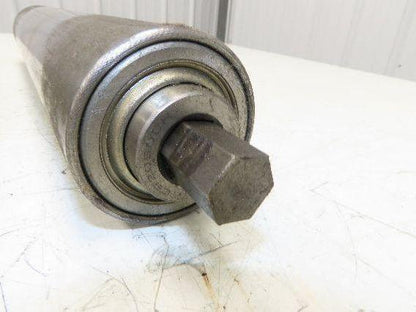 Hytrol 2.5" Snub Idler Roller 18" Hytrol Conveyor 15"BF 11/16" Hex Lot of 2