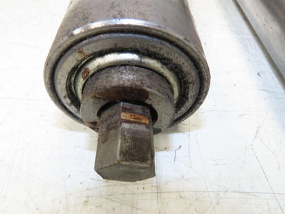 Hytrol 2.5" Snub Idler Roller 18" Hytrol Conveyor 15"BF 11/16" Hex Lot of 2