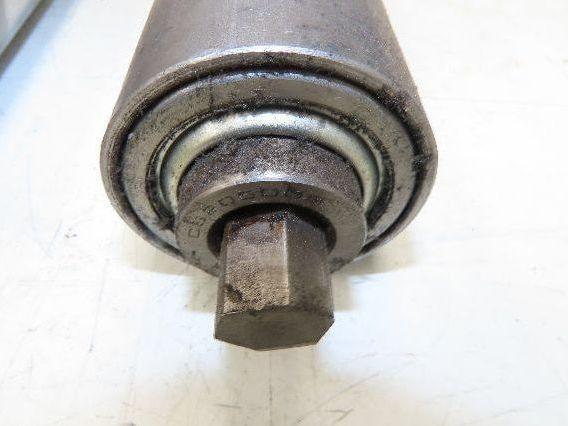 Hytrol 2.5" Snub Idler Roller 18" Hytrol Conveyor 15"BF 11/16" Hex Lot of 2