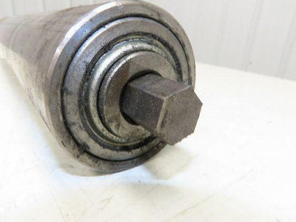 Hytrol 2-5/8" Snub Idler Roller 18" Hytrol Conveyor 15"BF 11/16" Hex Lot of 2