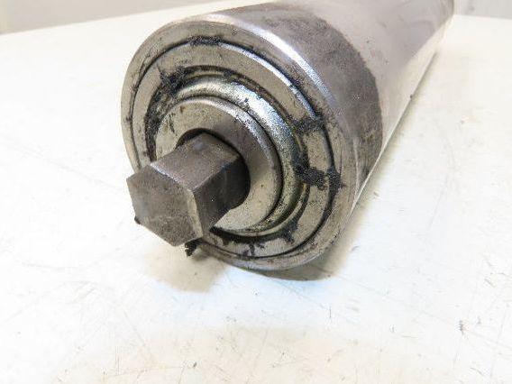 Hytrol 2-5/8" Snub Idler Roller 18" Hytrol Conveyor 15"BF 11/16" Hex Lot of 2