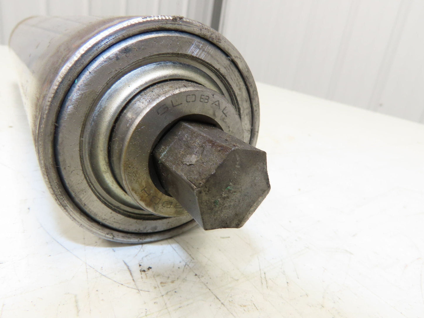 Hytrol 2.5" Snub Idler Roller 15" Hytrol Conveyor 12"BF 11/16" Hex Lot of 2