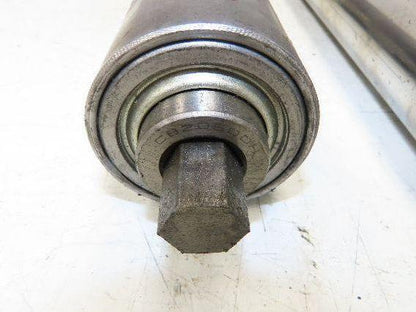 Hytrol 2.5" Snub Idler Roller 15" Hytrol Conveyor 12"BF 11/16" Hex Lot of 2