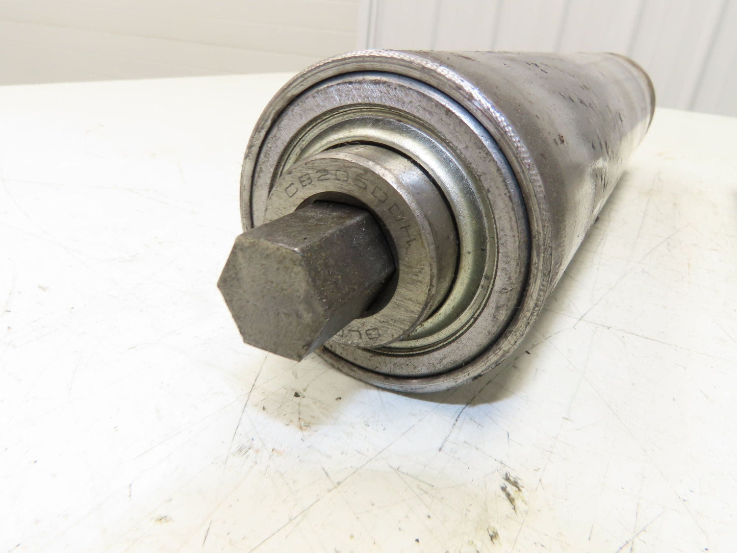 Hytrol 2.5" Snub Idler Roller 15" Hytrol Conveyor 12"BF 11/16" Hex Lot of 2