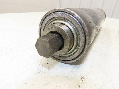 Hytrol 2.5" Snub Idler Roller 15" Hytrol Conveyor 12"BF 11/16" Hex Lot of 2