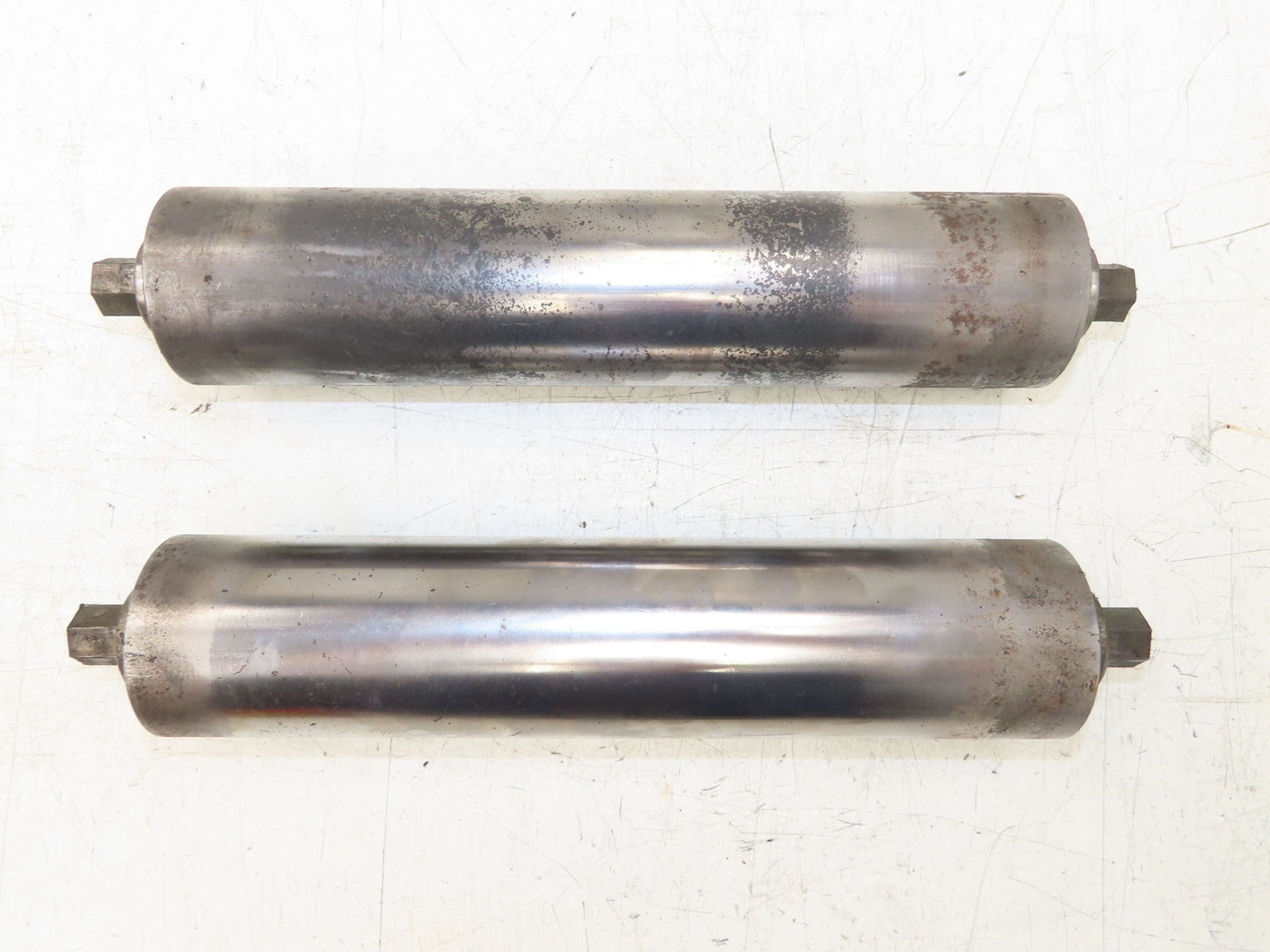 Hytrol 2.5" Snub Idler Roller 15" Hytrol Conveyor 12"BF 11/16" Hex Lot of 2