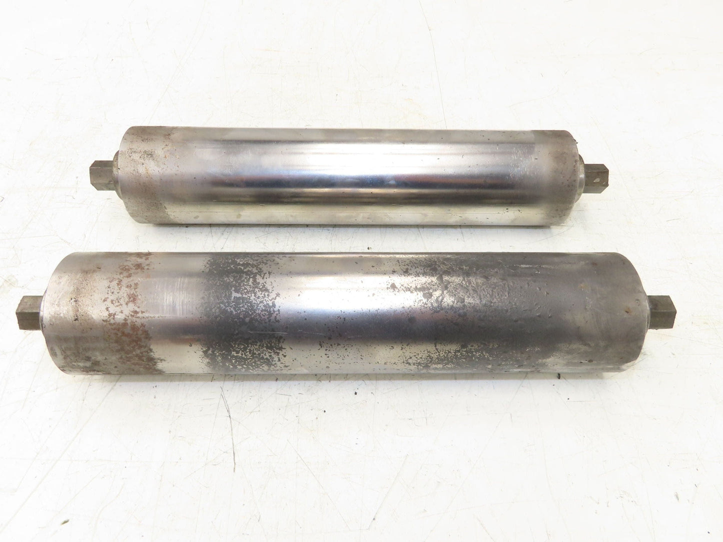 Hytrol 2.5" Snub Idler Roller 15" Hytrol Conveyor 12"BF 11/16" Hex Lot of 2