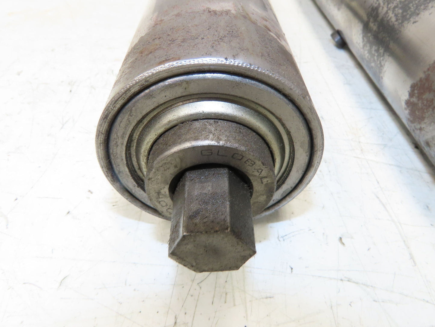 Hytrol 2.5" Snub Idler Roller 15" Hytrol Conveyor 12"BF 11/16" Hex Lot of 2