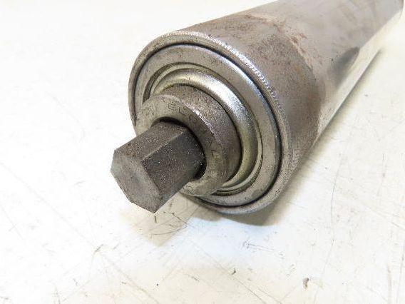 Hytrol 2.5" Snub Idler Roller 15" Hytrol Conveyor 12"BF 11/16" Hex Lot of 2