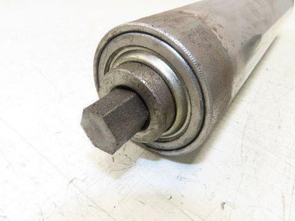 Hytrol 2.5" Snub Idler Roller 15" Hytrol Conveyor 12"BF 11/16" Hex Lot of 2