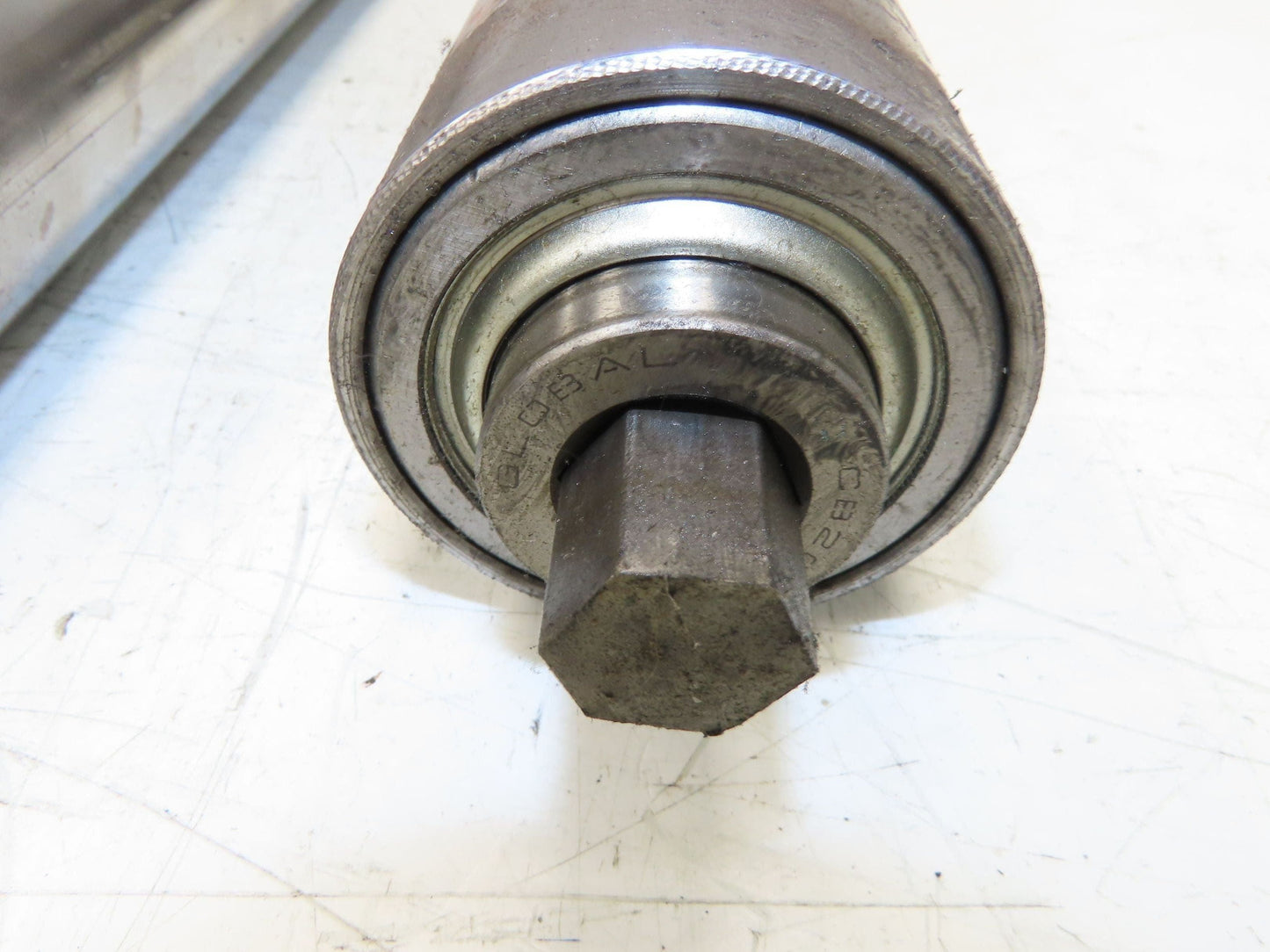 Hytrol 2.5" Snub Idler Roller 15" Hytrol Conveyor 12"BF 11/16" Hex Lot of 2