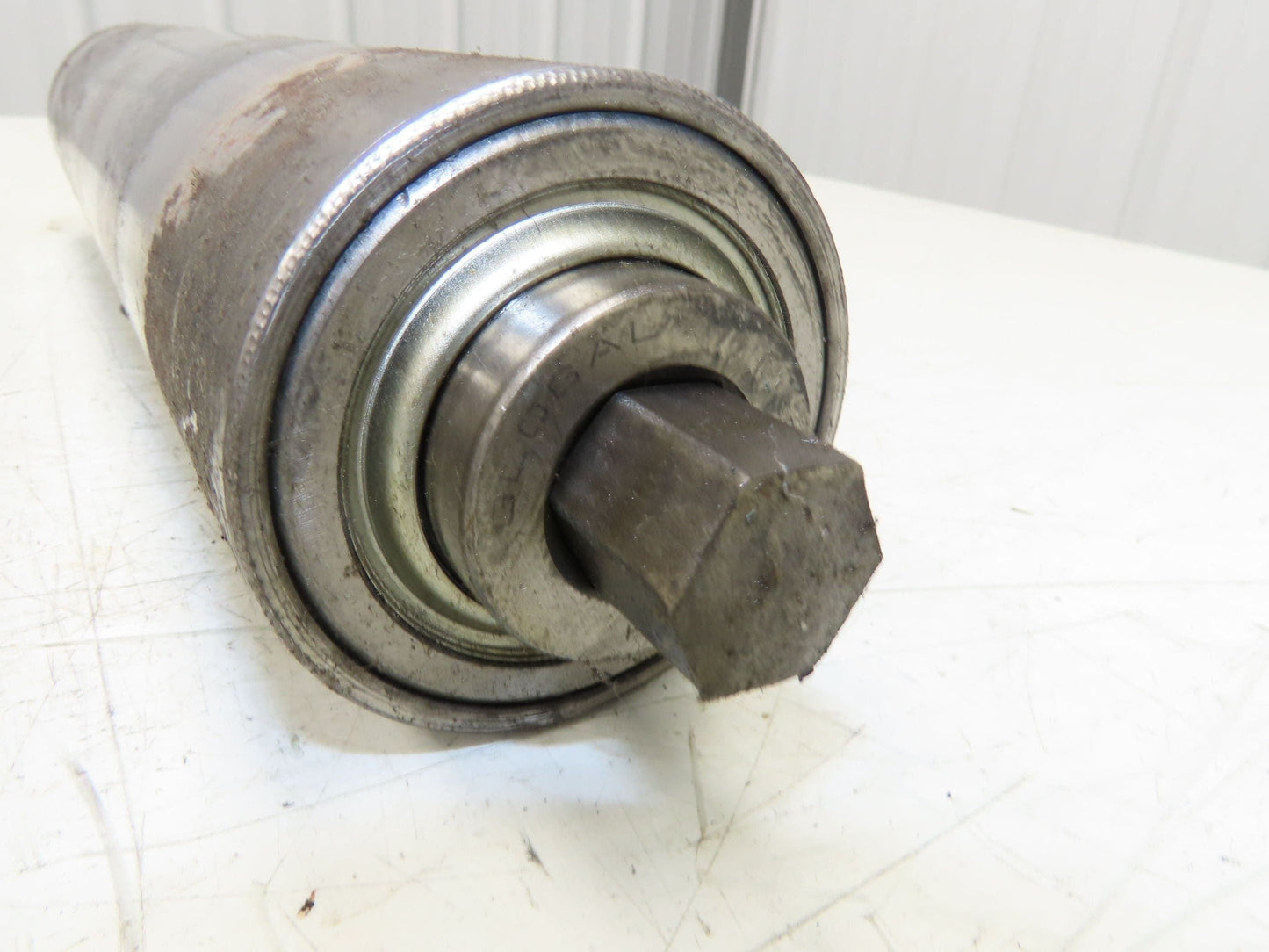 Hytrol 2.5" Snub Idler Roller 15" Hytrol Conveyor 12"BF 11/16" Hex Lot of 2