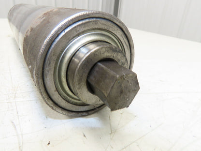 Hytrol 2.5" Snub Idler Roller 15" Hytrol Conveyor 12"BF 11/16" Hex Lot of 2