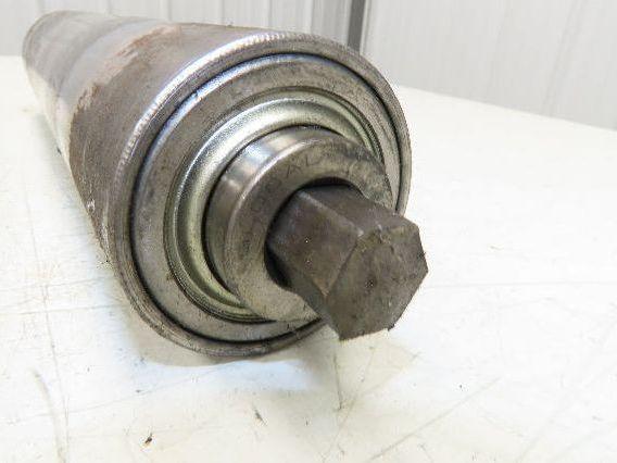 Hytrol 2.5" Snub Idler Roller 15" Hytrol Conveyor 12"BF 11/16" Hex Lot of 2