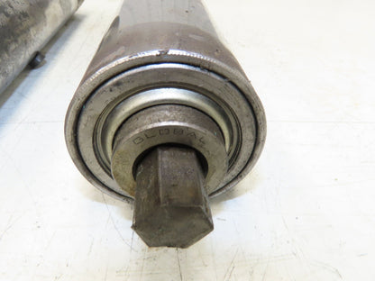 Hytrol 2.5" Snub Idler Roller 15" Hytrol Conveyor 12"BF 11/16" Hex Lot of 2