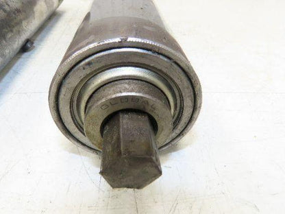 Hytrol 2.5" Snub Idler Roller 15" Hytrol Conveyor 12"BF 11/16" Hex Lot of 2