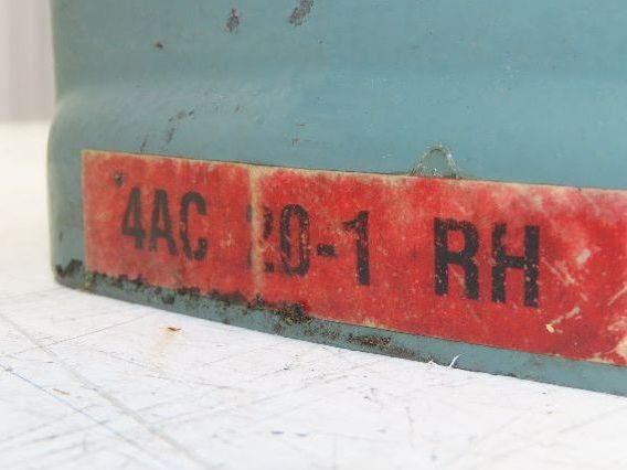 Hytrol 4AC-20-1-RH Conveyor Drive Gearmotor 20:1 Reducer 1Hp 460V 3PH 56C 86rpm