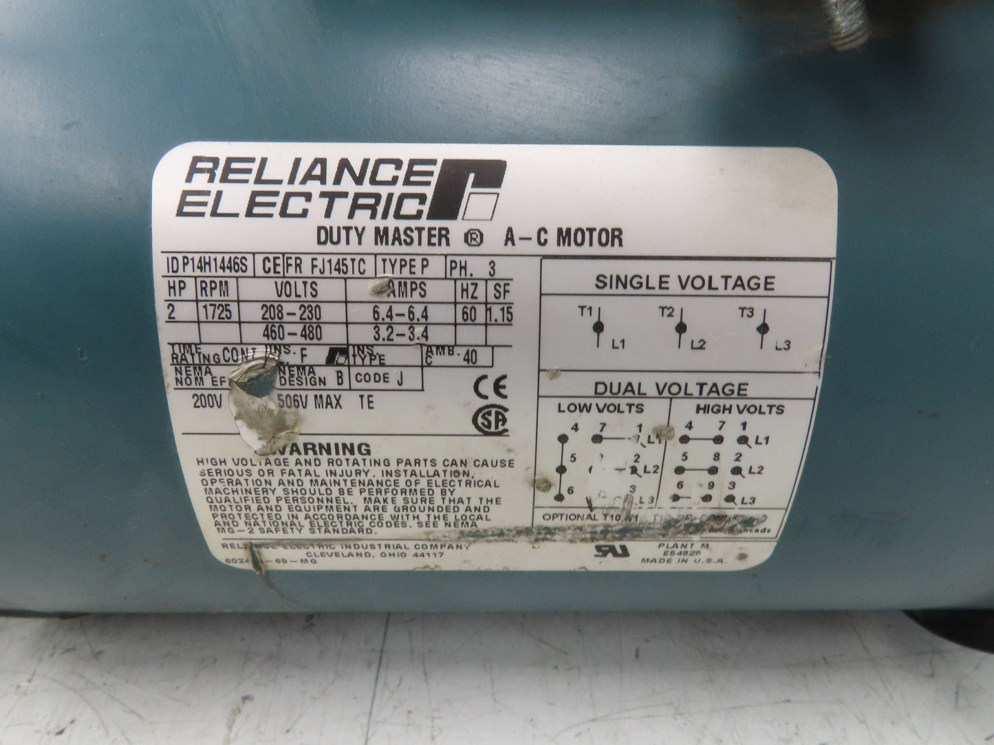 Hytrol 5AC-30-1-RH Conveyor Drive Gearmotor 30:1 Reducer 2Hp 460V 3PH 145TC