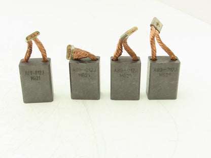 Bendi A89-012J-M621 Carbon Motor Brushes 5/8"x1"x1-1/4" Lot of 4