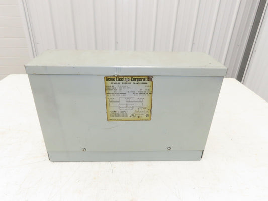 Acme T-2-53328-1 Stepdown Power Transformer 3KVA 1PH HV 480 LV 240V Wall Mount