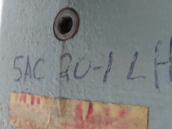 Hytrol 5AC-20-1-LH Conveyor Drive Gearmotor 20:1 Reducer 1Hp 460V 3PH 56C 86rpm